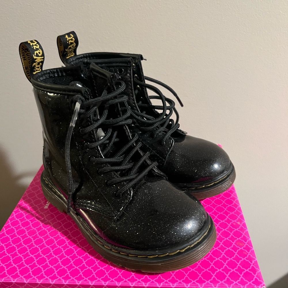 Dr. Martens Toddler's Glitter Boot